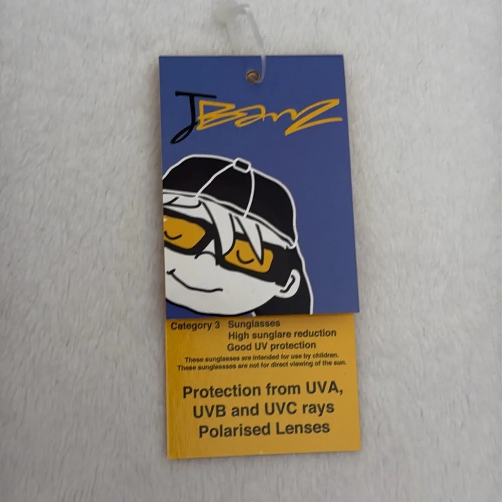 {NWT} JBanz | Classic Wayfarer Polarized Unisex Kids Sunglasses Black (4-10Y) - Picture 11 of 14